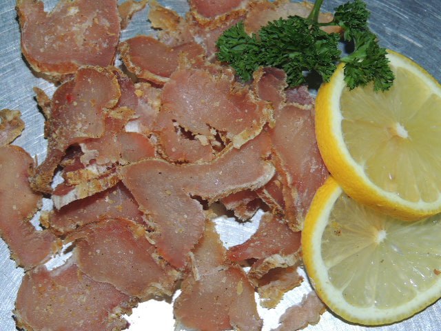Pute sliced